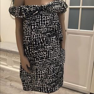 MARC BY MARC JACOBS black and white dress